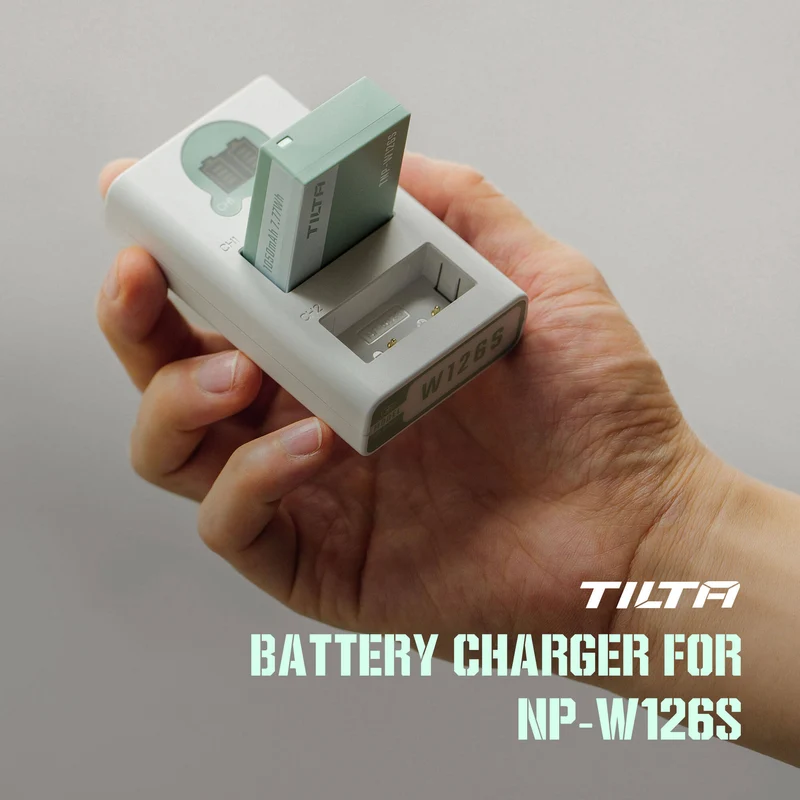 Cargador Tilta 2-Channel para NP-W126S (Forest Green)