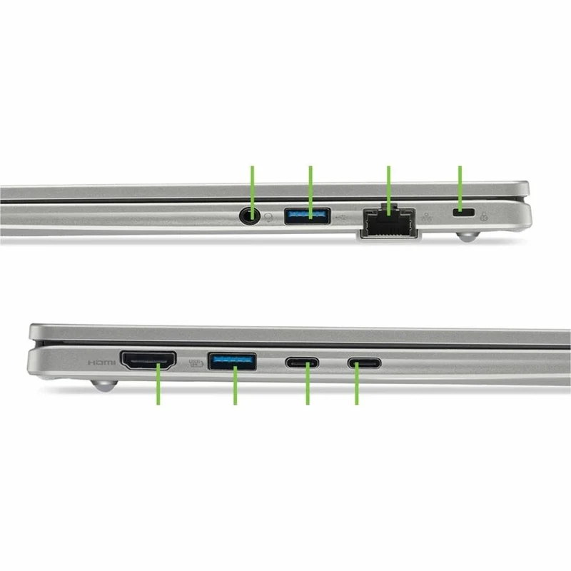 Laptop Acer TravelMate P4 14 AI TMP414-56 TMP414-56-79JC 14" Clamshell Copilot+ PC, Intel Core Ultra 8 Núcleos, 16GB, 512 GB SSD