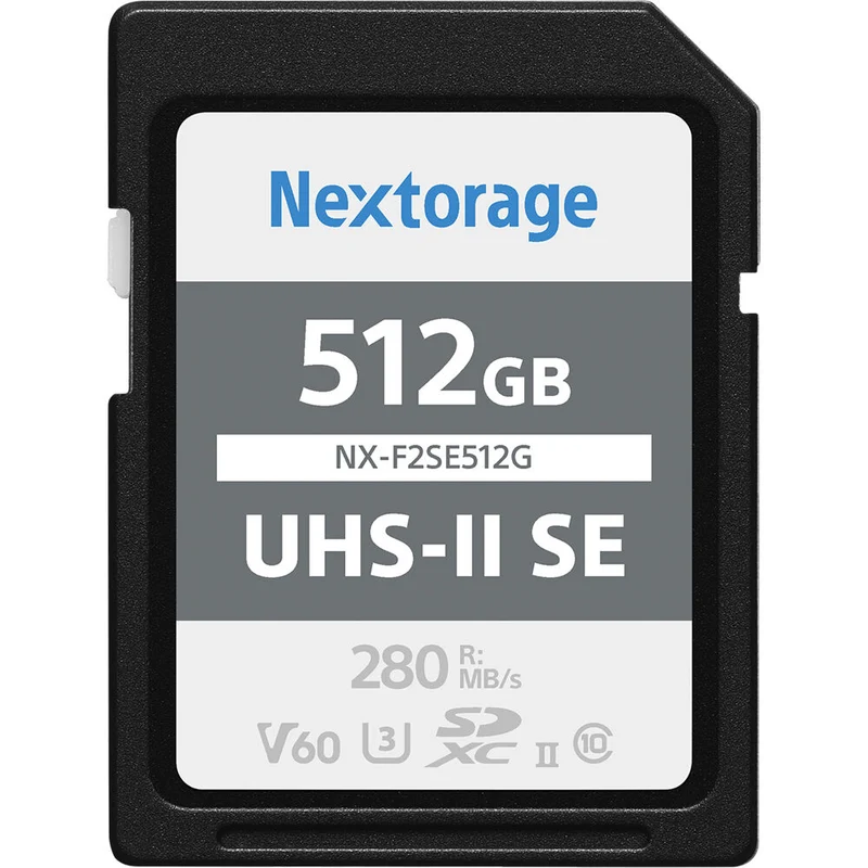 Tarjeta Nextorage 512GB NX-F2SE Serie UHS-II SDXC