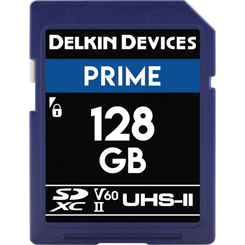 Tarjeta Delkin Devices 128GB PRIME UHS-II SDXC