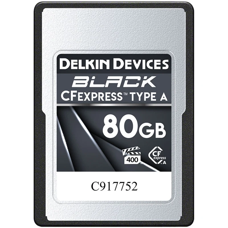 Tarjeta Delkin Devices 80GB BLACK CFexpress Type A