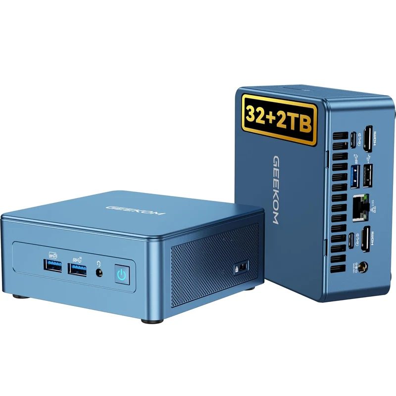 Mini PC GEEKOM IT13 32 GB RAM 2 TB SSD, con Intel Core i9-13900H y Windows 11