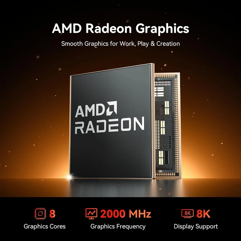Mini PC GEEKOM A7 32 GB RAM 500 GB SSD, con Ryzen 7 7730U