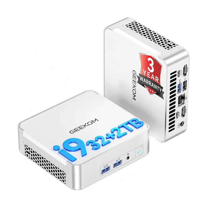 Mini PC GEEKOM XT13 Pro 32 GB RAM 2 TB SSD, con Intel Core i9 13900H y Windows 11 Pro