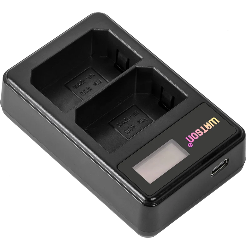 Cargador Watson Mini Duo USB-C para Sony NP-FZ100