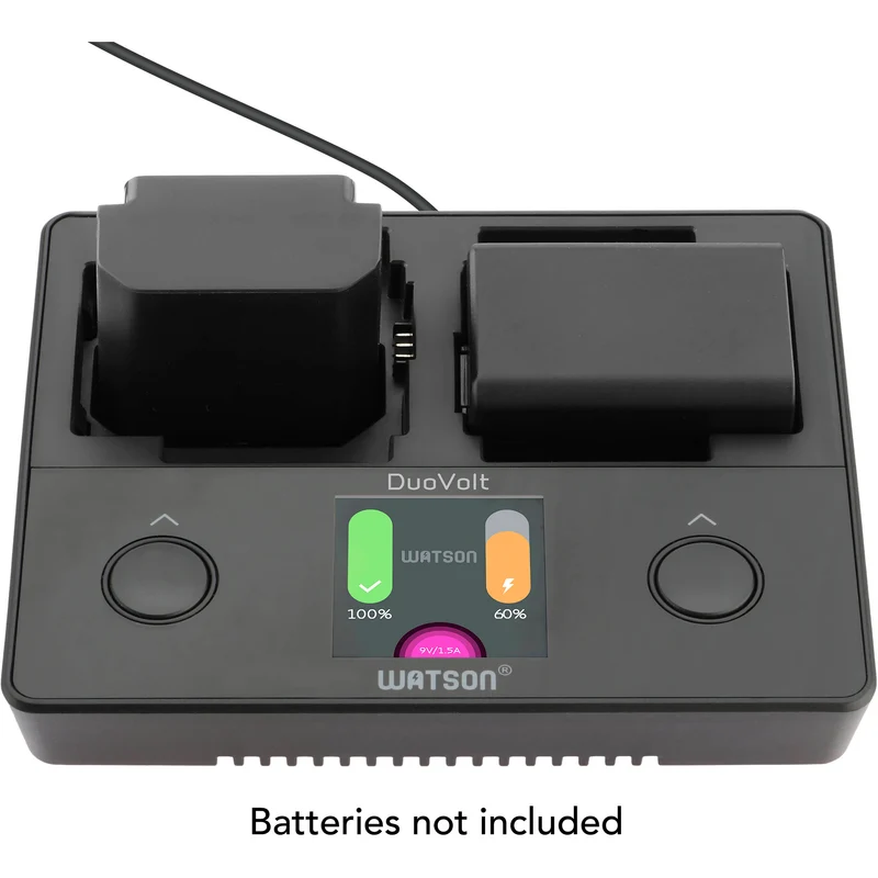 Cargador Watson DuoVolt para NP-FZ100, NP-FW50, o NP-BX1