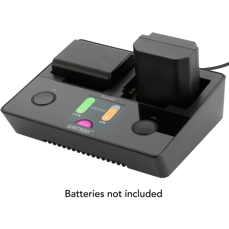 Cargador Watson DuoVolt para NP-FZ100, NP-FW50, o NP-BX1