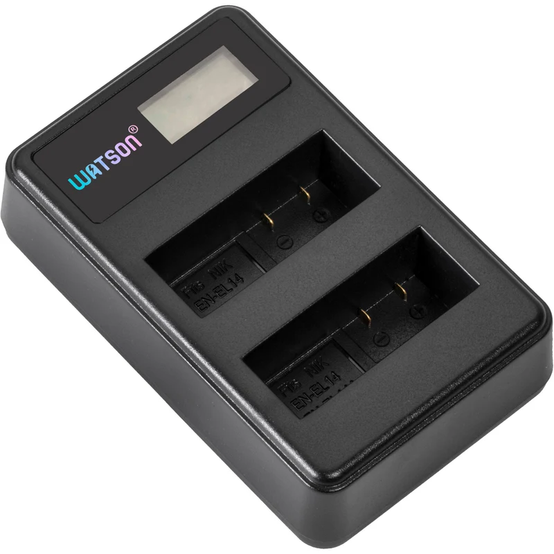 Cargador Watson Mini Duo USB-C para Nikon EN-EL14