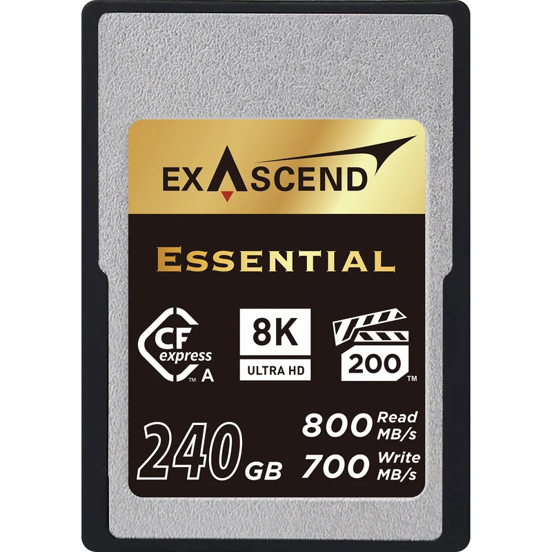 Tarjeta Exascend 240GB Essential Serie CFexpress Type A