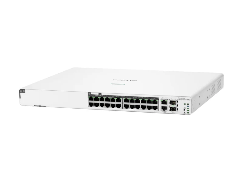 Switch de Red HPE Networking Instant On 1960 24G 20p Class4 4p Class6 PoE 2XGT 2SFP+ 370W Switch