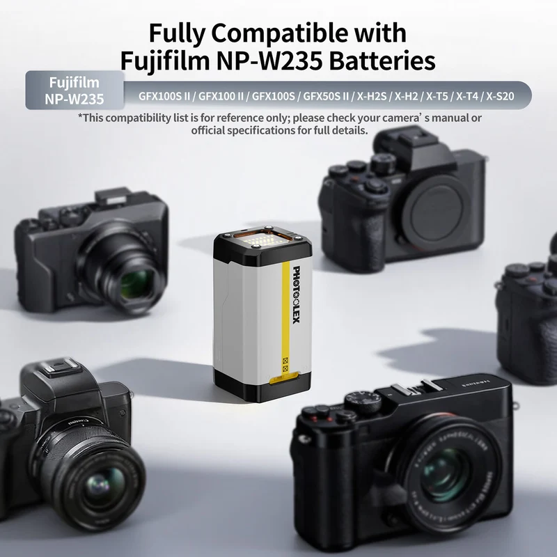 Cargador PHOTOOLEX BB2 2-Slot para FUJIFILM NP-W235