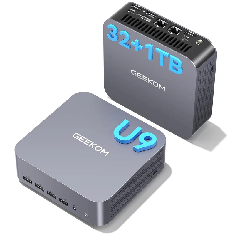 Mini PC GEEKOM GT1 Mega 32 GB RAM 1 TB SSD, con Intel Core Ultra 9