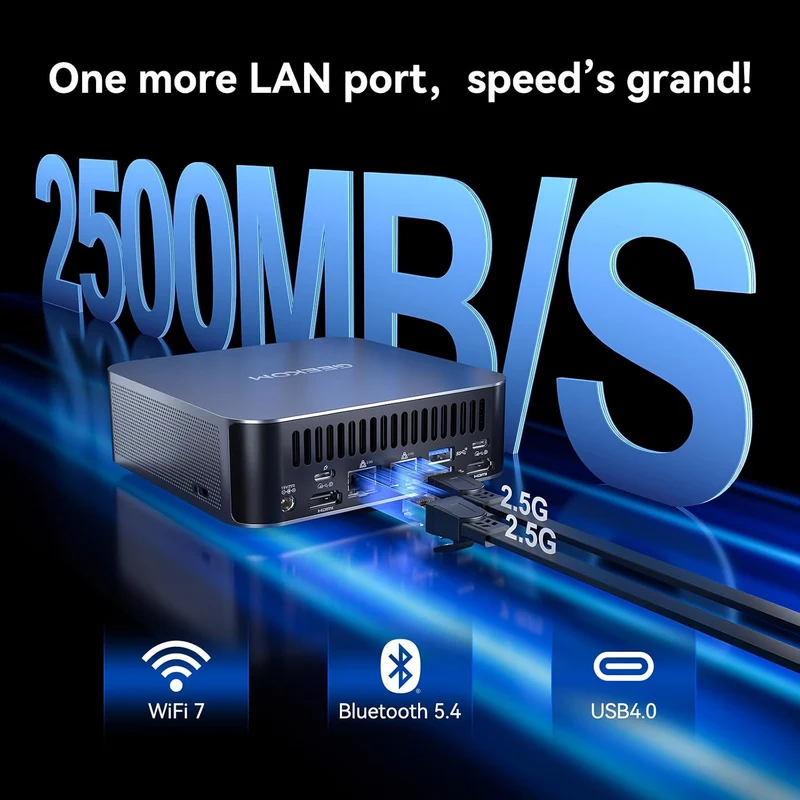 Mini PC GEEKOM GT1 Mega 32 GB RAM 1 TB SSD, con Intel Core Ultra 9
