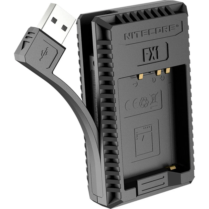 Cargador Nitecore FX1 Dual-Slot USB Travel para FUJIFILM NP-W126 & NP-W126S