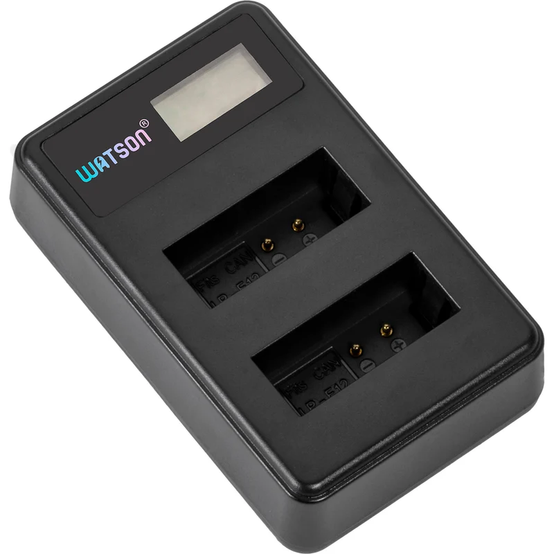 Cargador Watson Mini Duo USB-C para Canon LP-E12