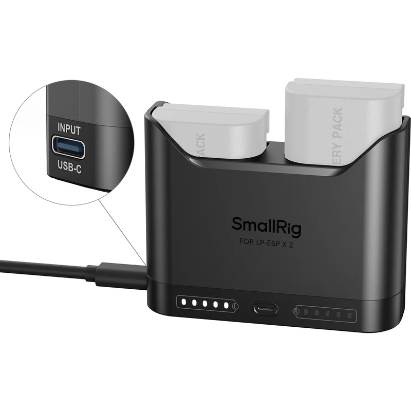 Cargador SmallRig LP-E6P Camera Double Bay