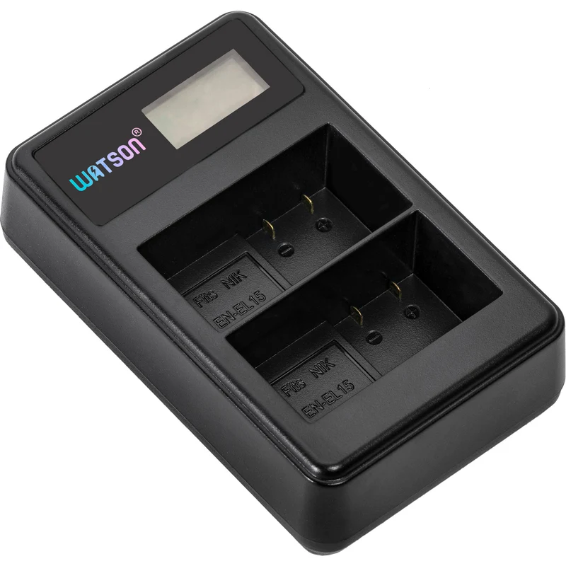 Cargador Watson Mini Duo USB-C para Nikon EN-EL15