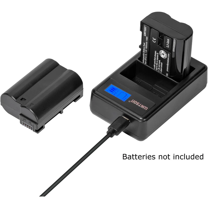 Cargador Watson Mini Duo USB-C para Nikon EN-EL15