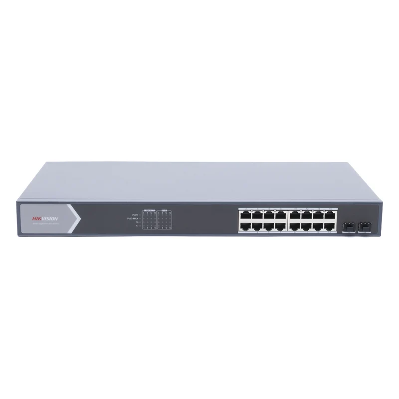 Switch Hikvision Smart Managed DS-3E1518P-SI 16 Puertos PoE+ Gigabit