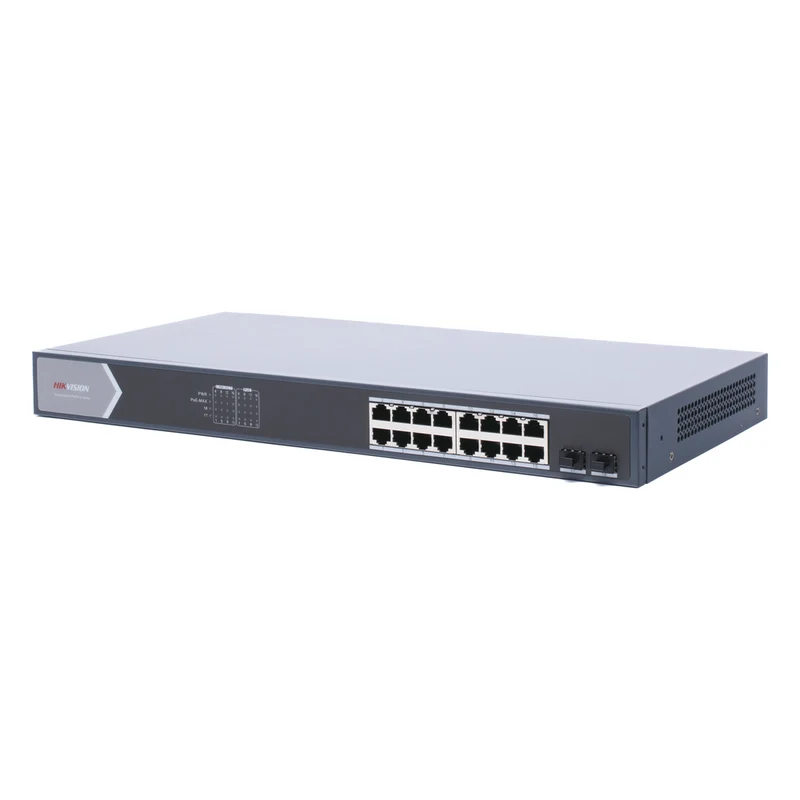 Switch Hikvision Smart Managed DS-3E1518P-SI 16 Puertos PoE+ Gigabit