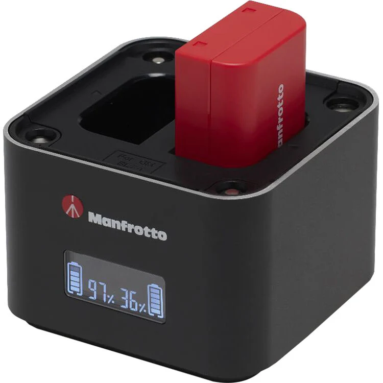 Cargador Manfrotto ProCUBE 3 Professional Twin para Select Olympus