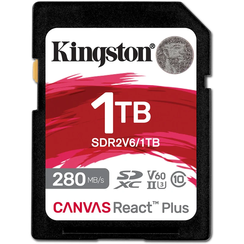 Tarjeta Kingston 1TB Canvas React Plus UHS-II SDXC