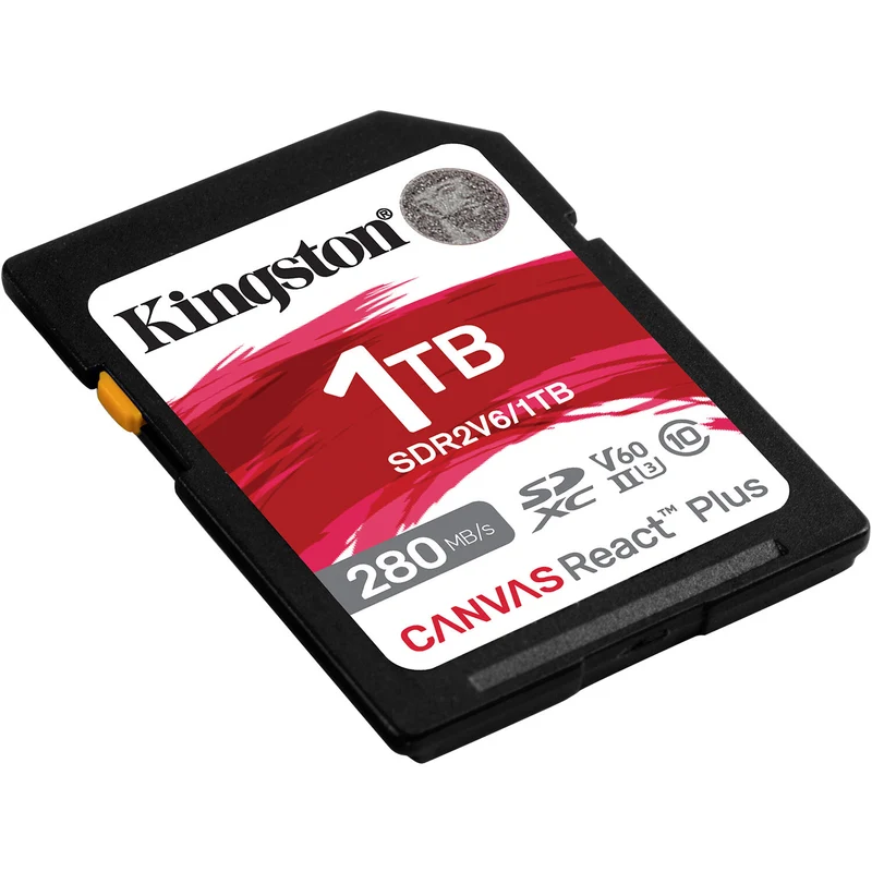 Tarjeta Kingston 1TB Canvas React Plus UHS-II SDXC