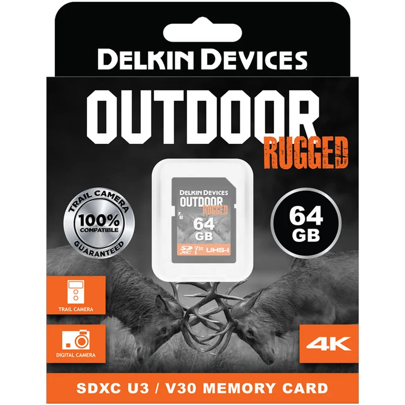 Tarjeta Delkin Devices 64GB Outdoor RUGGED UHS-I SDXC