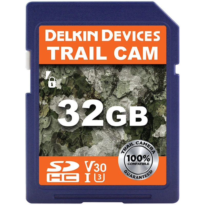 Tarjeta Delkin Devices 32GB Trail Cam UHS-I SDXC