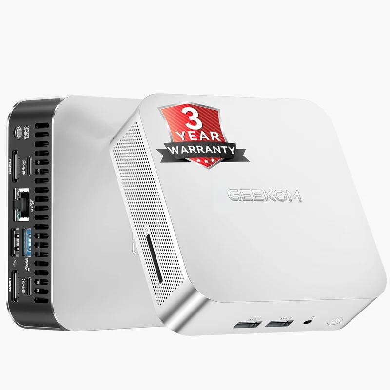 Mini PC GEEKOM A7 16 GB RAM 500 GB SSD, con Ryzen 5 7545U