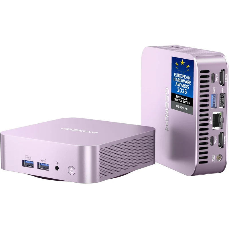 Mini PC GEEKOM A6 32 GB RAM 1 TB SSD, con Ryzen 7 6800H y Windows 11