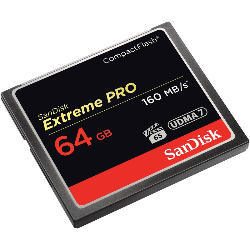 Tarjeta de memoria SanDisk 64GB Extreme Pro CompactFlash (3-Pack)