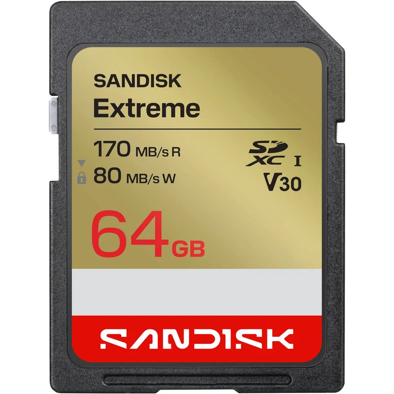 Tarjeta SanDisk 64GB Extreme UHS-I SDXC (2-Pack)