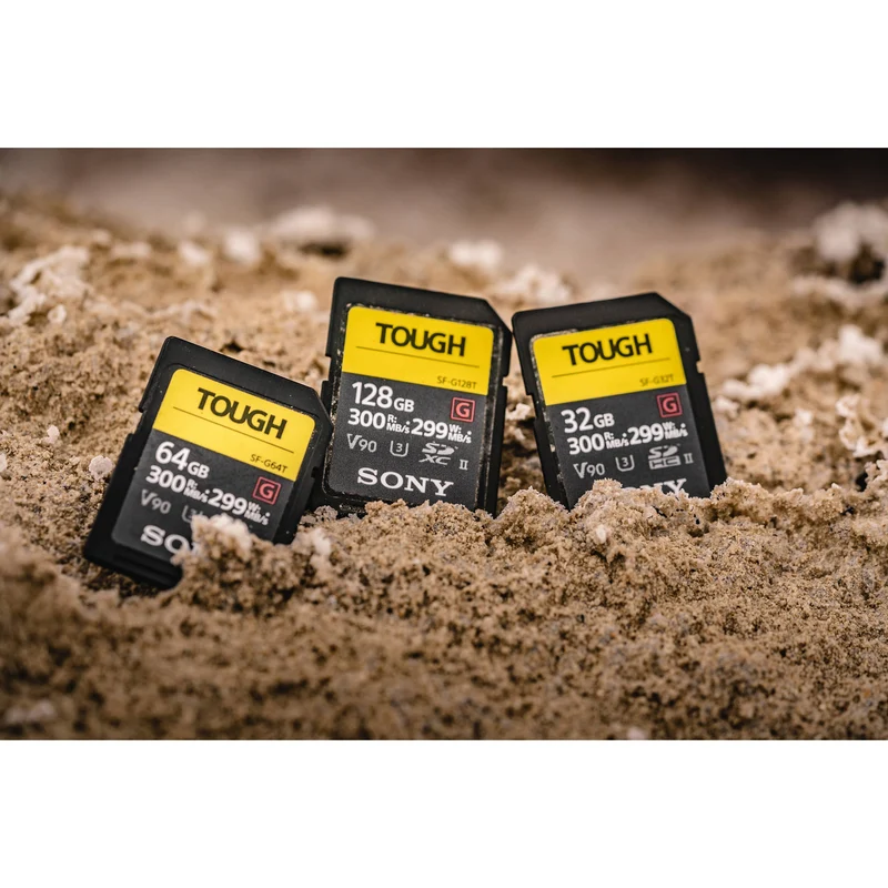 Tarjeta Sony 64GB SF-G TOUGH Serie UHS-II SDXC (2-Pack)
