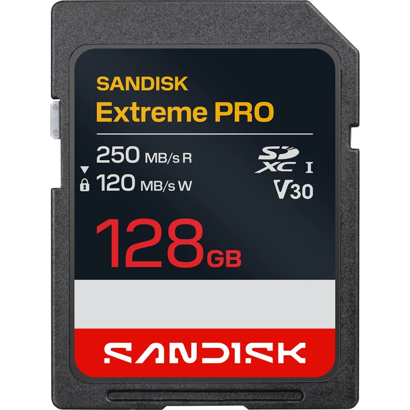Tarjeta SanDisk 128GB Extreme PRO UHS-I SDXC (3-Pack)