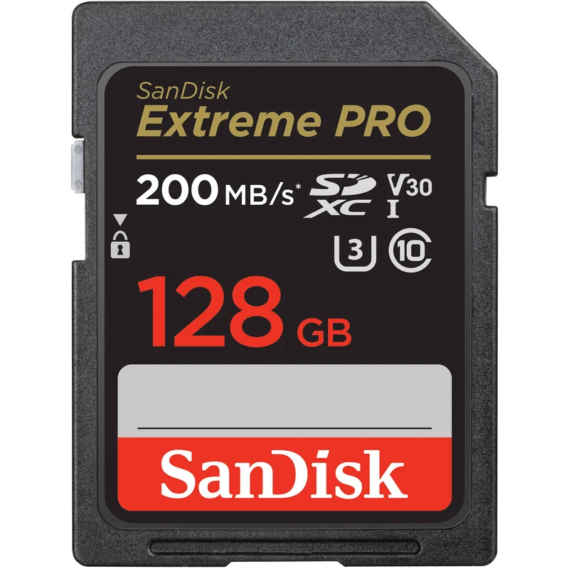 Tarjeta SanDisk 128GB Extreme PRO UHS-I SDXC (5-Pack) (200 MB/s)