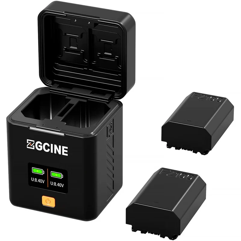 Cargador ZGCINE Fast Dual para Sony NP-FZ100