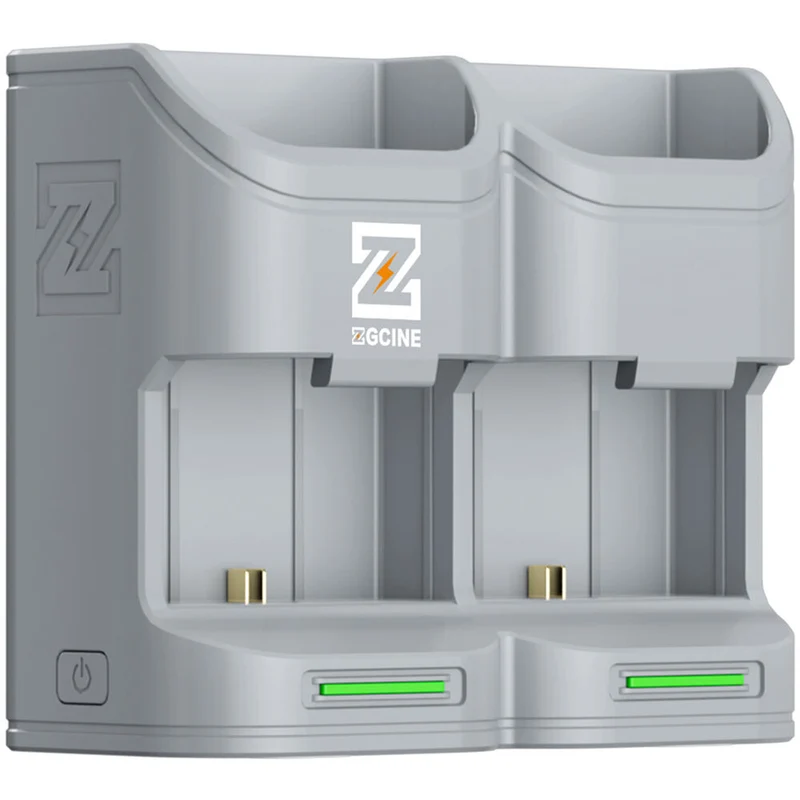 Cargador ZGCINE PC2-LPE6 Travel Charging Case para Canon LP-E6/N/NH/E6P (Gray)