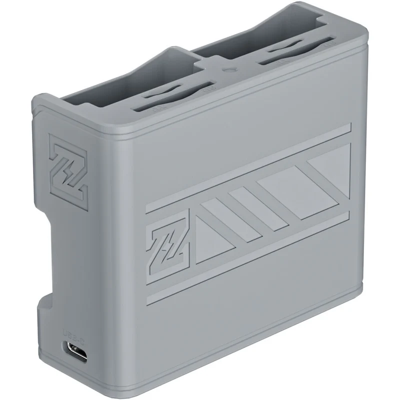 Cargador ZGCINE PC2-LPE6 Travel Charging Case para Canon LP-E6/N/NH/E6P (Gray)