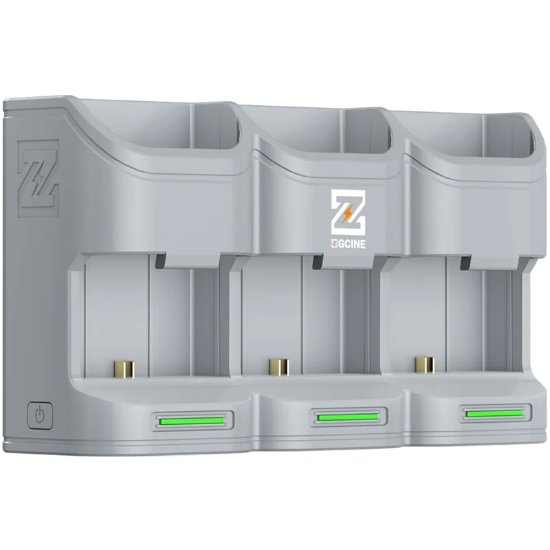 Cargador ZGCINE PC3-LPE6 Travel Charging Case para LP-E6/N/NH/E6P (Gray)