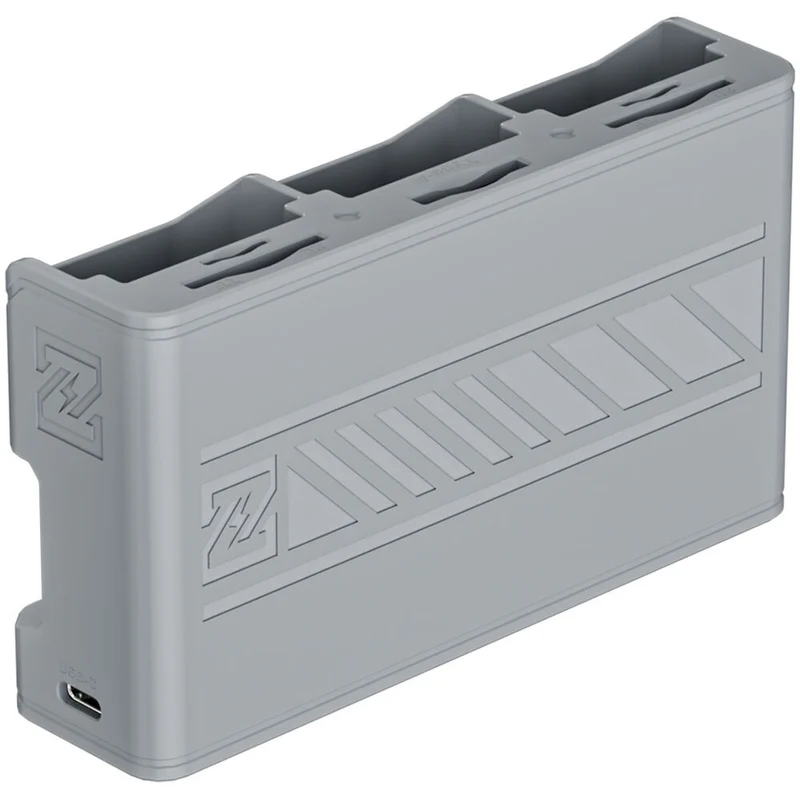 Cargador ZGCINE PC3-LPE6 Travel Charging Case para LP-E6/N/NH/E6P (Gray)