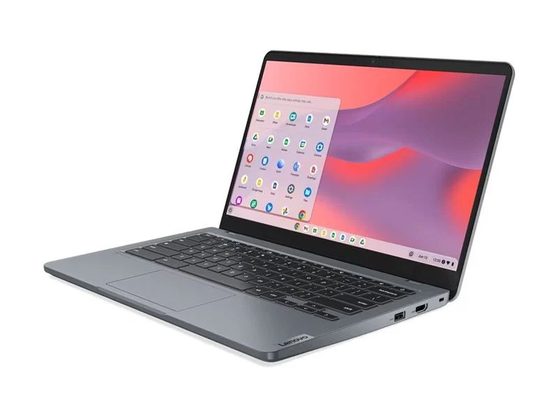 Laptop Lenovo 14e Chromebook Gen 3 14", Intel N100 4 Núcleos, 8GB DDR5, 64 GB eMMC, Táctil