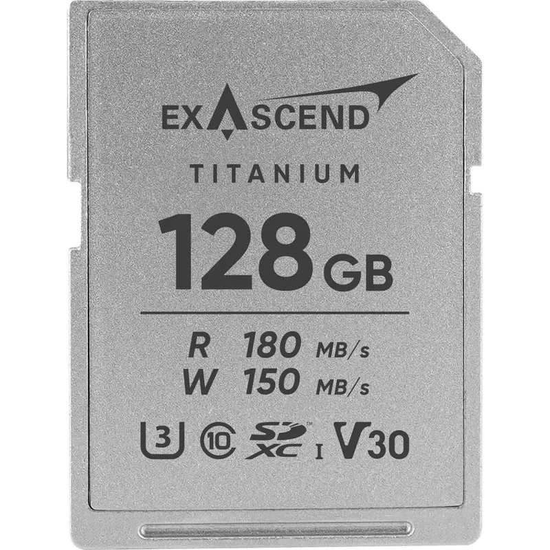 Tarjeta Exascend 128GB Titanium UHS-I SDXC