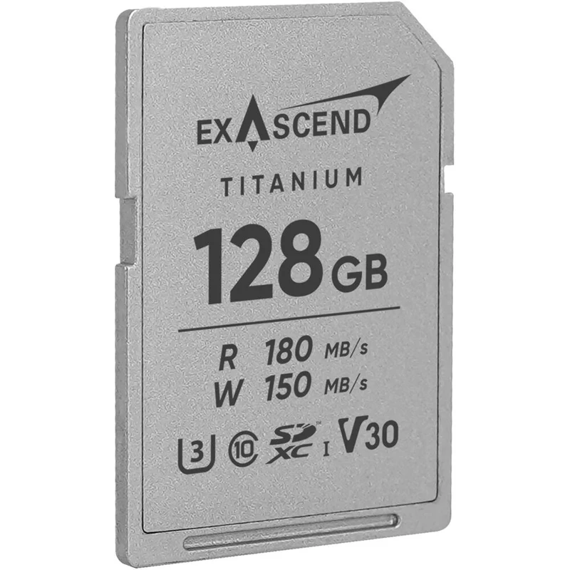 Tarjeta Exascend 128GB Titanium UHS-I SDXC