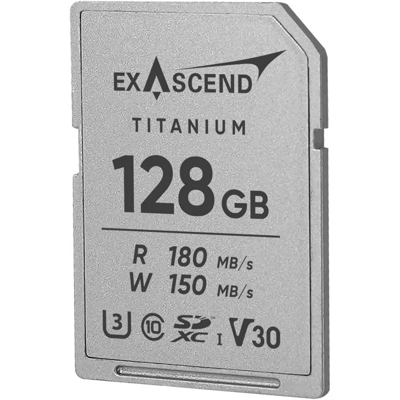 Tarjeta Exascend 128GB Titanium UHS-I SDXC