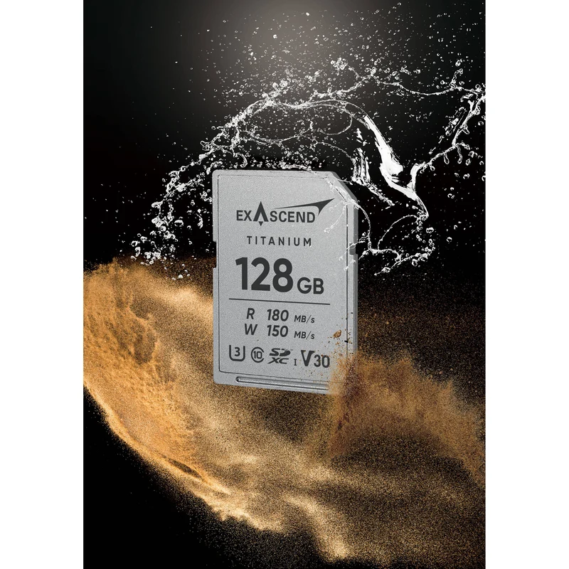 Tarjeta Exascend 128GB Titanium UHS-I SDXC