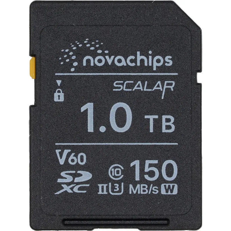 Tarjeta Novachips 1TB Scalar UHS-II SDXC