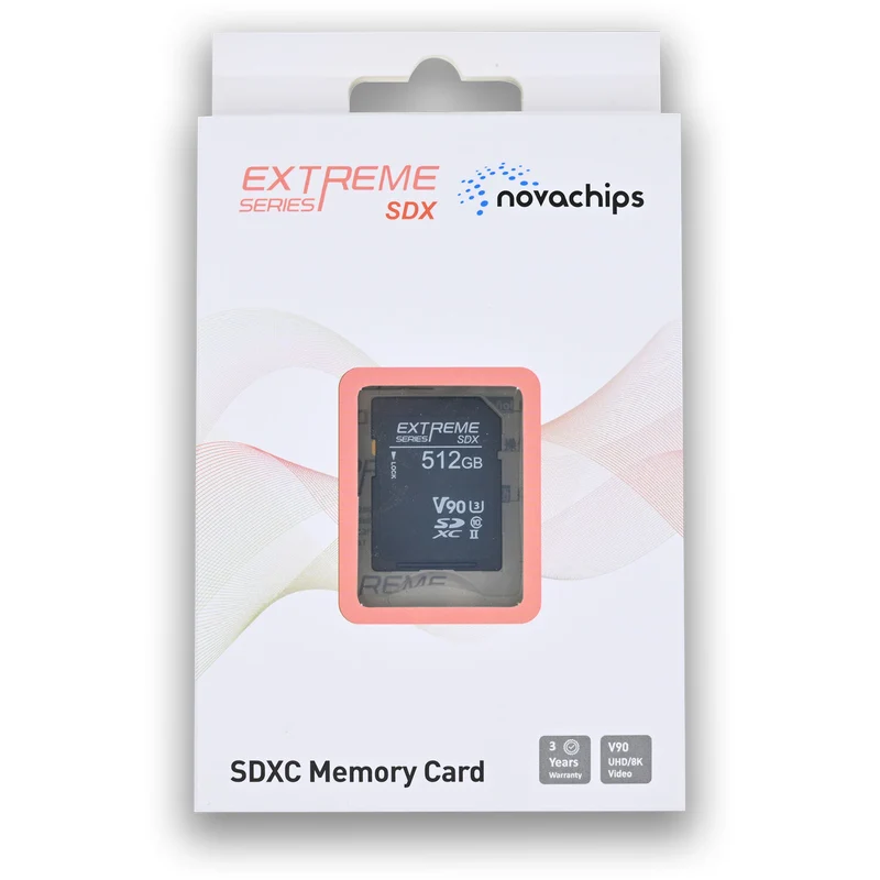 Tarjeta Novachips 512GB Extreme UHS-II SDXC
