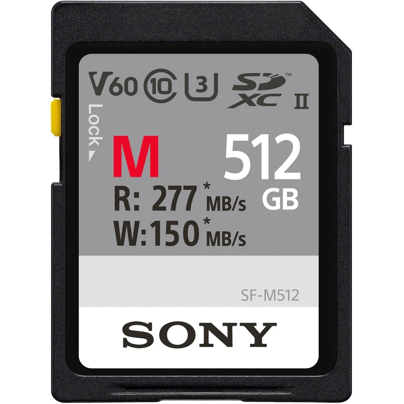 Tarjeta Sony 512GB SF-M UHS-II SDXC