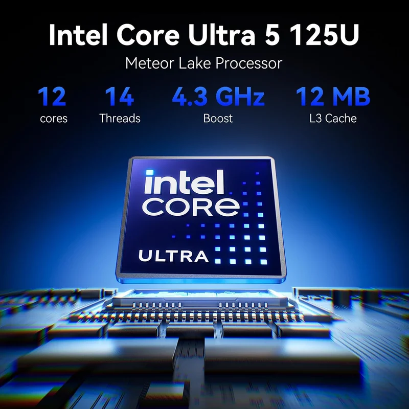 Mini PC GEEKOM IT12 16 GB RAM 512 GB SSD, con Ultra 5-125U